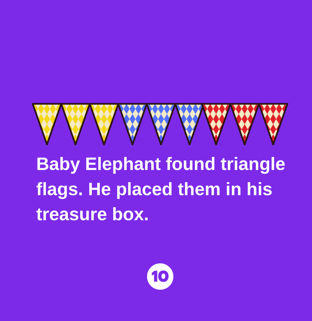 Julie Edwards Baby Elephant Triangles